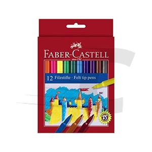 Faber-Castell 554212 estojo de 12 marcadores de cores